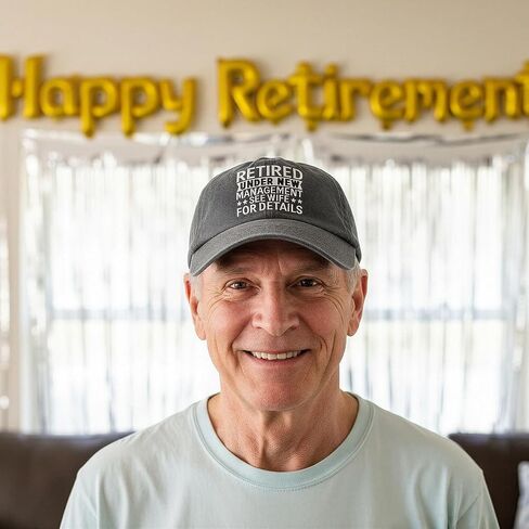 Retirement Gifts for Men, Mens Retirement Gifts, Cool Adjustable Retired Hats in Saudi Arabia