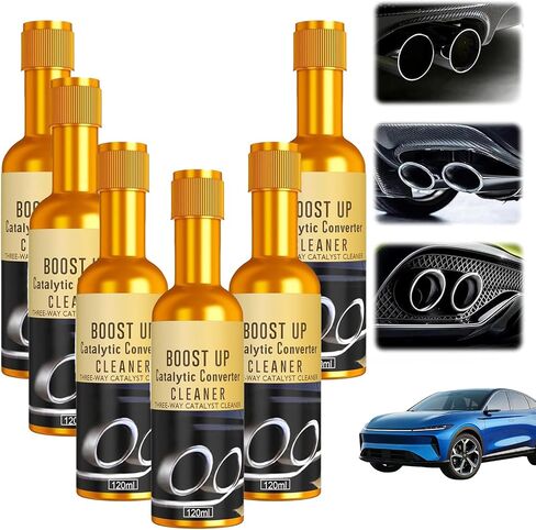 3Pcs Catalytic Converter Cleaner Kit,Boost Up Catalytic Convertor Cleaner,Exhaust System Pipe Carbon Removal Cleaner Treatment Additive Oil,Fuel System Treatment Oil Additive in Kuwait