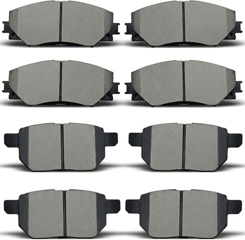 Front Rear Ceramic Brake Pad Fit For 2010-2020 Toyota Prius, for 2011-2017 Lexus CT200h, for 2017-2019 Toyota Prius Prime in Kuwait