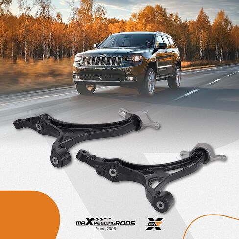 maXpeedingrods 2Pcs Front Lower Control Arms Assembly for Jeep Grand Cherokee Dodge Durango 2011-2015, RK642831 RK642830 in Saudi Arabia
