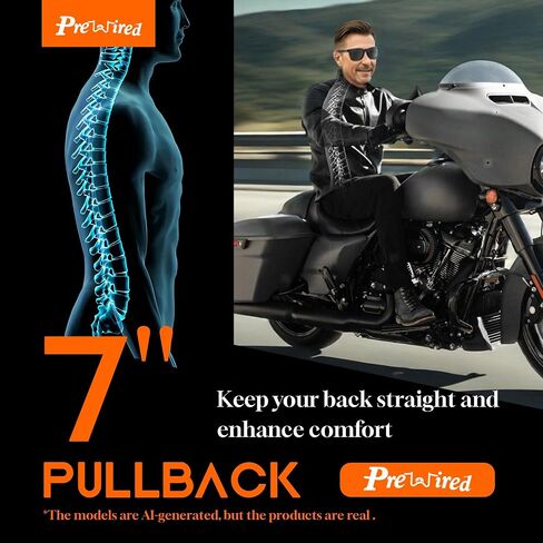 12 بوصة ارتفاع المقود Meathook Ape Hangers لـ Harley 1996-2006 Electra Glide/Street Glide 1-1/4 بوصة Fat FLHX FLHT Bagger Bar، أسود in Kuwait