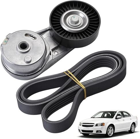 مجموعة شداد حزام السير السربنتين، لسيارة Chevy Prizm 1998-2002، لسيارة Toyota Celica 2003-2005، لسيارة Toyota Corolla Matrix 2003-2008، L4 1.8L، مجموعة مكونات محرك الحزام السربنتين # 38286 6PK1880 in Kuwait