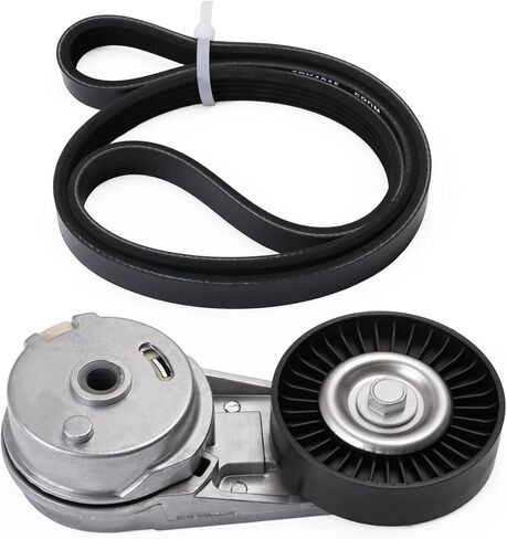 مجموعة شداد حزام السير السربنتين، لسيارة Chevy Prizm 1998-2002، لسيارة Toyota Celica 2003-2005، لسيارة Toyota Corolla Matrix 2003-2008، L4 1.8L، مجموعة مكونات محرك الحزام السربنتين # 38286 6PK1880 in Kuwait