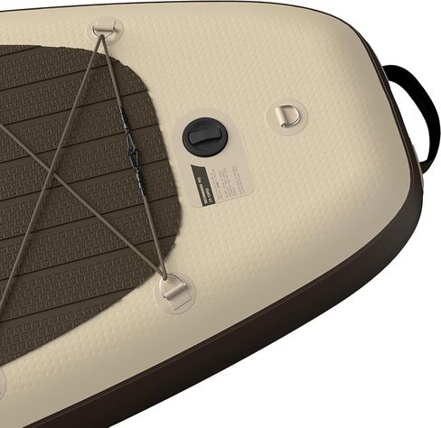 Retrospec Weekender XL لوحة مجداف قابلة للنفخ - Lake Essentials SUP بسعة 400 رطل - واسعة 11 '× 35 "× 8" لوحة جميع الصيد والتجول - مجموعة كاملة مع مجداف ومضخة وحقيبة الظهر in Kuwait