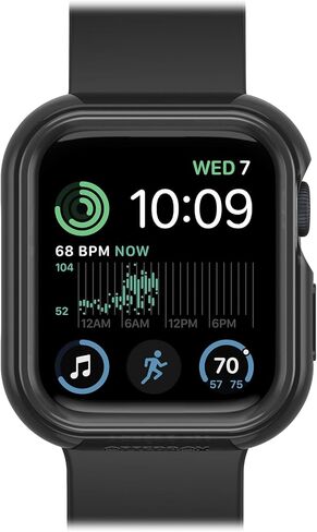 OtterBox - حافظة Apple Watch Series SE/4/5/6، مقاس 44 مم Exo Edge - حافظة واقية للساعة الذكية، أنيقة ودقيقة (أسود) in Kuwait