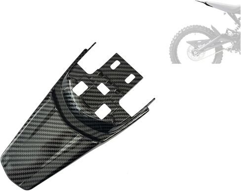 واقي الطين الأمامي للدراجة النارية لـ Sur Ron Light Bee وللأوساخ لـ Sur Ron LBX E-Ride Pro SS/S X260 X160 مصدات الدراجة الترابية الكهربائية (أسود غير لامع) in Kuwait