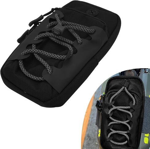 Sur Ron Tool Front Frame Bag Sur Ron Bag حقيبة تخزين دراجة نارية كهربائية مقاومة للماء تصميم عاكس لـ Surron S/X Light bee S/X Segway X160/X260-Black in Kuwait