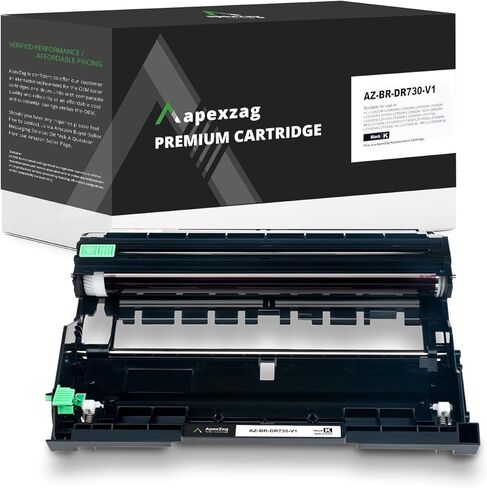 DR-730 DR730 DR 730 Compatible Drum Unit Replacement (No Toner) for Brother Printer MFC-L2710DW MFC-L2750DW HL-L2395DW HL-L2370DW HL-L2350DW HL-L2390DW DCP-L2550DW, Black - 1 Pack in Saudi Arabia
