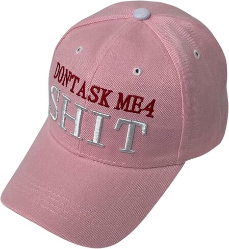 Funny Unisex Embroidered Don't Ask Me 4 Shit Novelty Baseball Cap in Saudi Arabia