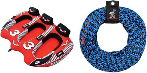 أنبوب Airhead Viper قابل للقطر 1-3 للقوارب والرياضات المائية، غطاء كامل من النايلون عالي التحمل in Kuwait