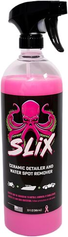 قارب وسيارات SLIX تفاصيل الرش ، طلاء السيراميك للسيارات ، مزيل بقعة المياه للسيارات والقوارب ، غسيل السيارات بدون ماء ، منظف القوارب ، يحمي الانتهاء ، 32 أوقية in Kuwait