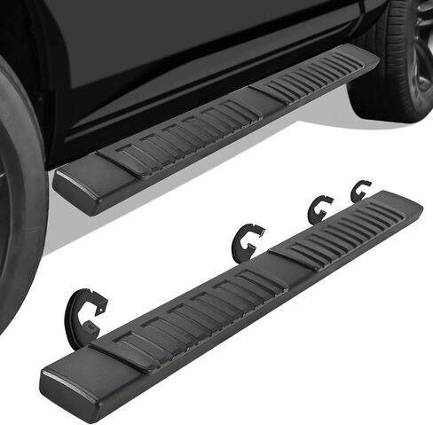 6.5 "لوحات تشغيل Ford F150 2009-2014 Super Crew Cab ، خطوات جانبية للشاحنة ، حانات Nerf الفولاذ المقاوم للصدأ المرآة ، Estribos Para لفورد F150 ، لوحات Ridge Pattern Running for Crew Cab in Kuwait