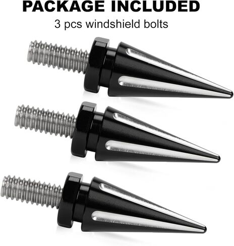 Motorcycle Windshield Bolts, PSLER Windscreen Screws Fairing Bolts Windshield Screws for Touring Electra Glide Street Glide Tour Glide Tri Glide Ultra Classic Ultra Limited 1996-2013 (Chrome) in Saudi Arabia