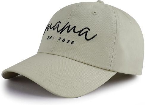 Mama est 2025 Hats for Women ، Cap New Mom Baseball Cap New Mom New Mom in Kuwait