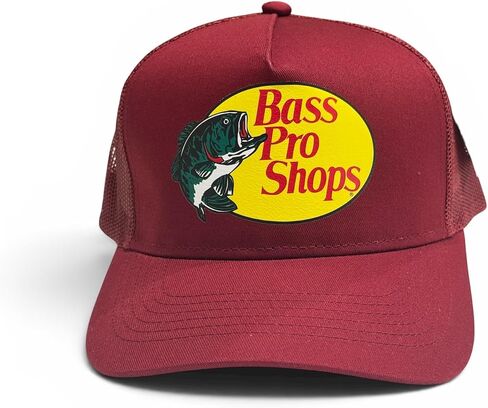 قبعة سائق الشاحنة الشبكية الأصلية من Bass - للجنسين - Snapback، مثالية لصيد الأسماك والمشي لمسافات طويلة والتخييم والملابس الكاجوال in Kuwait