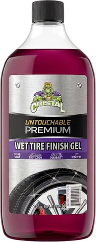 Cristal Untouchable Premium Wet Tire Finish Gel, 16 oz, UV Protection in Saudi Arabia