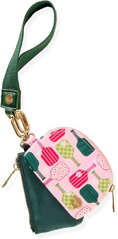 The Darling Effect Dynamic Duo Pouch Wristlet – Double Zippered Wristlet with Two Compartments – Stylish Hands-Free Wrist Strap Wallet for Errands, Travel & Night Out Essentials, Sage in Saudi Arabia