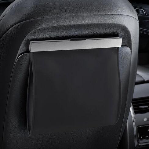 Car Trash Bag, Foldable Car Garbage Can Bin and Storage Bag Hanging Ca-r Trash Bag for Front Back Seat Multi-Purpose Suspended for Sedans, SUVs & Trucks(Color:Leather) in Saudi Arabia
