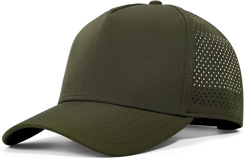 Oversize XL XXL Men Quick Dry Baseball Cap Water-Resistant Performance Laser Cut Mesh Snapback Hat for Big Heads 23.5"-26" in Saudi Arabia