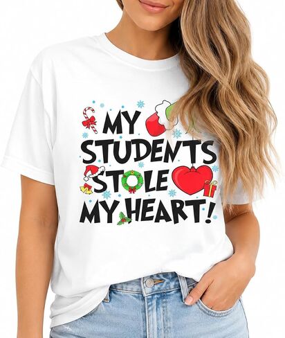 Education Teacher Shirts Christmas - Mental Health Autism Shirt - Autism Awareness Month Tshirt in Saudi Arabia