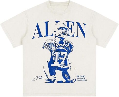 Josh Vintage Shirt Allen Retro Rap Tee Game Day Shirt Football Top in Saudi Arabia