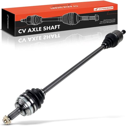 مجموعة عمود المحور A-Premium CV متوافقة مع Acura EL 1997-2005 & Honda Civic 1988-1995، Civic del Sol 1993-1997، CRX، 1.5L 1.6L 1.7L، جانب السائق الأيسر الأمامي، استبدال # 66-4060، 44011S04010 in Kuwait