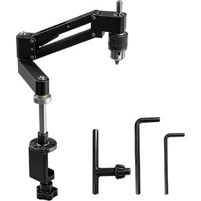 Tapping Machine Cantilever Bracket CNC Aluminum Alloy Anodized Finish 1.5-10mm Chuck Tapping Support for Threading Machining Metalworking Woodworking Fabrication in Kuwait