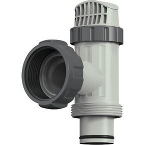 Plunger Valve Replacement Compatible with Intex Above Ground Pool, 1.5" Pool Shut Off Valve with Gaskets & Nuts, Pool Filter Pump On/Off Valve Replacement Parts, Pool Accessories (1 Pack) in Saudi Arabia