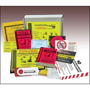 Forklift Safety Training Kit | Spanish | Certify 20 Operators for $25/Operator | OSHA 29 CFR 1910.178 | Instructor Kit, Handbooks, Tests, Certificates | ForklifSafety.com Since 1993 in Kuwait