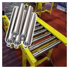 Heavy Duty Stainless Steel Conveyor Rollers Set of 5 - for Woodworking and Material Handling(L900MMxDia60MM) in Kuwait