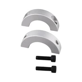 Solid Shaft Collars Double Split Aluminum Shaft Clamp for 45-60mm Shafts, Stabilizing Collar Tool Part(60mm) in Kuwait