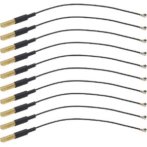 10PCS 3DBi Builtin Spring for 433-470MHZ Interface, Pure Copper RG1.13 for Wireless Modules in Kuwait