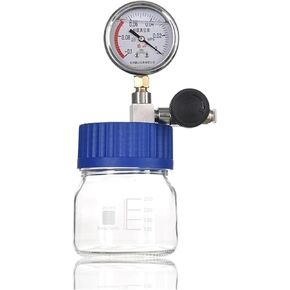 Laboratory Vacuum Chamber for Degassing, Glass Resin Bubble Remover Machine with Stainless Steel Vacuum Gauge, Good Sealing for Silicone and Epoxies in Kuwait