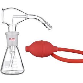 Lab Borosilicate glass TLC Chromatography Sprayer with Rubber Ball Color-Developing Spraying Bottle for Thin-Layer Chromatography Experiment (30ml) in Kuwait
