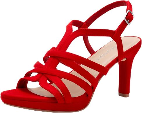 Women's Platform Heels Strappy Stiletto Round Toe Slip-Resistant in Saudi Arabia