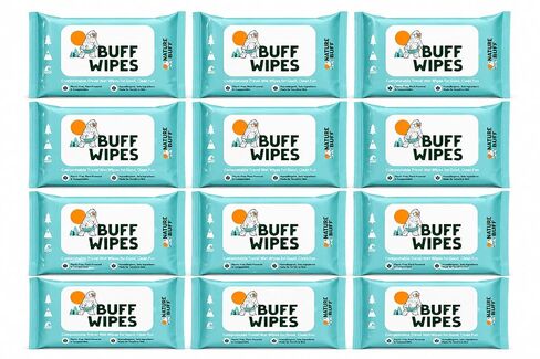 Multi-Use Wet Wipes for Babies & Adults - 99.7% Pure, Plastic-free, Biodegradable & Unscented Body Wipes - 24 Wipes Per Pack in Saudi Arabia