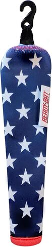 Baseball & Softball Bat Handle Protective Cover - Durable, Protective, Hook for Hanging Bat on Fence with Stylish Designs | Fits Youth & Adult Bats | Stars in Saudi Arabia