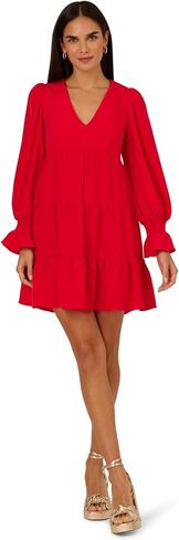 Adrianna Papell Women's Trapeze Solid Dress in Saudi Arabia