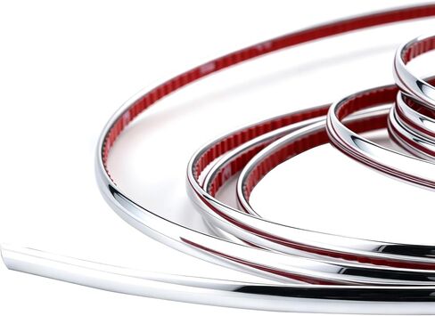 Lunsom Custom Most Chrome Plated Decoration Trim Strip Line, Car Door Fender Interior DIY Moulding Trimming Strip for Most Vehicle (12M x 6MM) in Saudi Arabia
