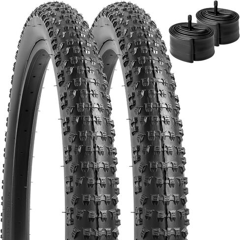 إطارات دراجة YUNSCM مقاس 26 بوصة مقاس 26 × 2.60/66-559 وأنابيب دراجة مقاس 26 بوصة صمام شريدر متوافق مع إطارات وأنابيب الدراجة/الدراجات مقاس 26 × 2.50 26 × 2.55 26 × 2.60 26 × 2.65 26 × 2.70 (P-1327) in Kuwait