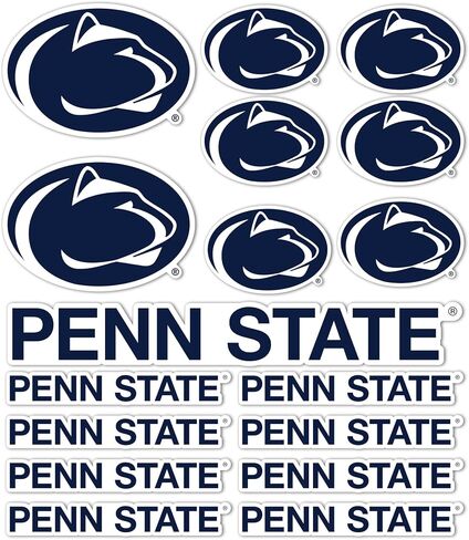 ملصق جامعة ولاية بنسلفانيا، ولاية بنسلفانيا PSU Nittany Lions، ملصقات من الفينيل، شارات الفينيل، زجاجة مياه للكمبيوتر المحمول، سجل قصاصات السيارة T1 (النوع 1-1) in Kuwait