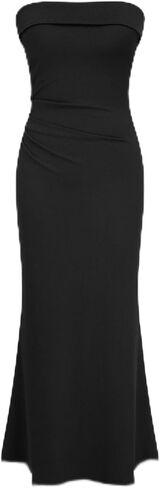 CIDER Womens Tube Dress Summer Maxi Strapless Bodycon Long Cocktail Party Club Dresses in Kuwait