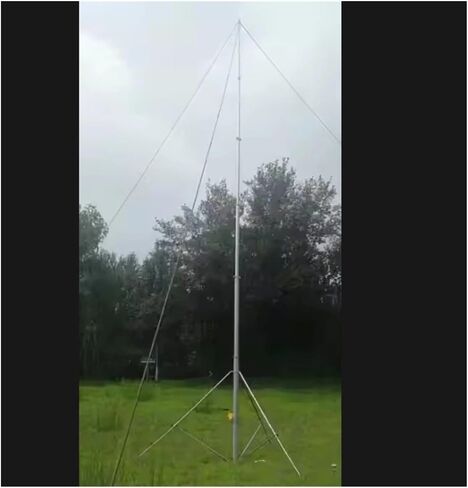 4-35m Manual Wind Up Telescopic Mast With Tripod For Light & Antenna in Kuwait