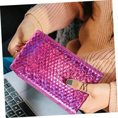PRETYZOOM 16 Pcs Holographic Bubble Mailers Self-Sealing Padded Envelopes for Shipping and Mailing Sturdy Cushion Envelopes for Small Business Packaging in Kuwait