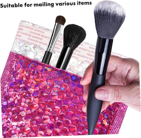 PRETYZOOM 16 Pcs Holographic Bubble Mailers Self-Sealing Padded Envelopes for Shipping and Mailing Sturdy Cushion Envelopes for Small Business Packaging in Kuwait