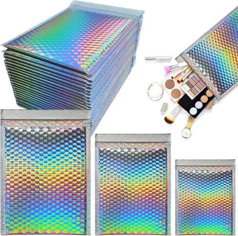 Bosreroy Shipping Mailers: 100 Holographic Bubble Envelopes in Kuwait
