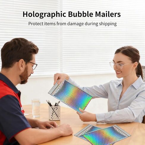 Bosreroy Shipping Mailers: 100 Holographic Bubble Envelopes in Kuwait