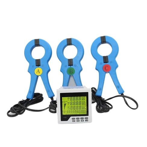 100A - 1000A 3 المرحلة كيلوواط ساعة لوحة العدادات مع وظيفة الطاقة واضحة مع الاتصالات RS485 مع المشبك الاستشعار متعدد الوظائف متر in Kuwait
