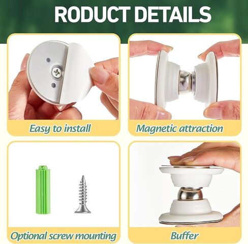 RV Door Latch Door Magnetic Catch RV Door Holder Magnetic Baggage Door Catch RV Door Lock Magnetic Baggage Holder for RV Door Locks Campers Trailers (Gray. Short.) in Kuwait