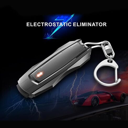 Car Electricity Remove Keychain Portable Electricity Remover Key Rings Car Body Electricity Eliminators Discharger Rod in Kuwait
